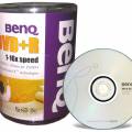 DVD+R 16X BENQ (SILVER) 120min BULK