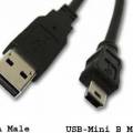 CABLE MINI USB 5 PINES