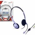 AURICULARES GENIUS CON MICROFONO AZUL