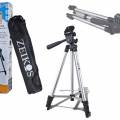 TRIPODE ALUMINIO ZEIKOS PARA CAMARA DIGITAL O FILMADORA 1.30M