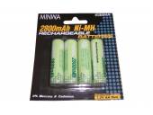 PILA RECARGABLE AA 2800mAh x 4 UNIDADES