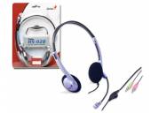 AURICULARES GENIUS CON MICROFONO AZUL