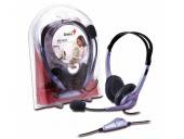 AURICULARES GENIUS CON MICROFONO Y ANULACION DE RUIDO