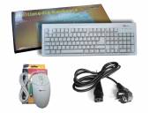 COMBO TECLADO + MOUSE OPTICO + CABLE DE PODER SCHUKO