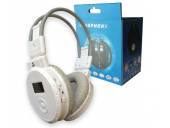 AURICULAR CON REPRODUCTOR MP3 BLANCO