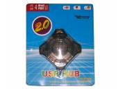 HUB USB 2.0 4 PUERTOS TIPO ESTRELLA