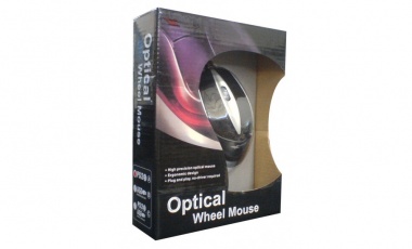 Mouse optico Xtreme negro plata USB
