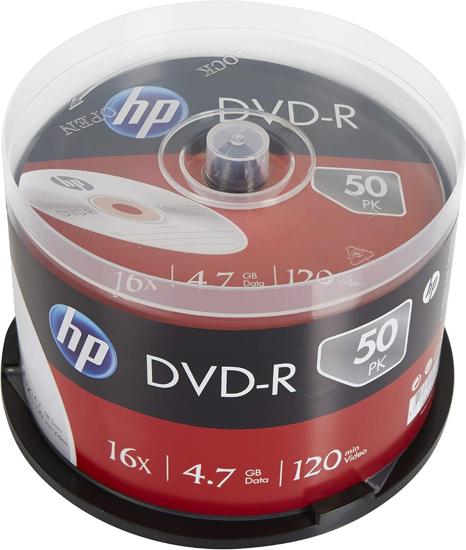 DVD-R 16X HP 120min 4.7GB