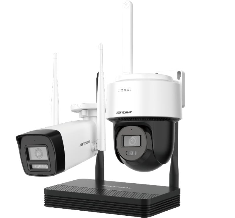 Hikvision Easy Link Wi-Fi Kit NVS + 2 camaras 2MP