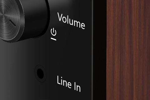 Parlante Genius SW-2.1 350 madera
