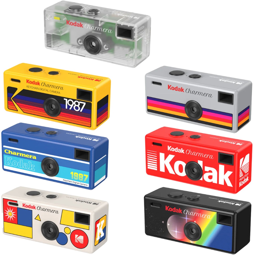 Mini Camara Kodak Charmera Keychain x 6
