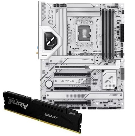 Mother Asus AYW Z890 + Memoria Kingston DDR5 16GB