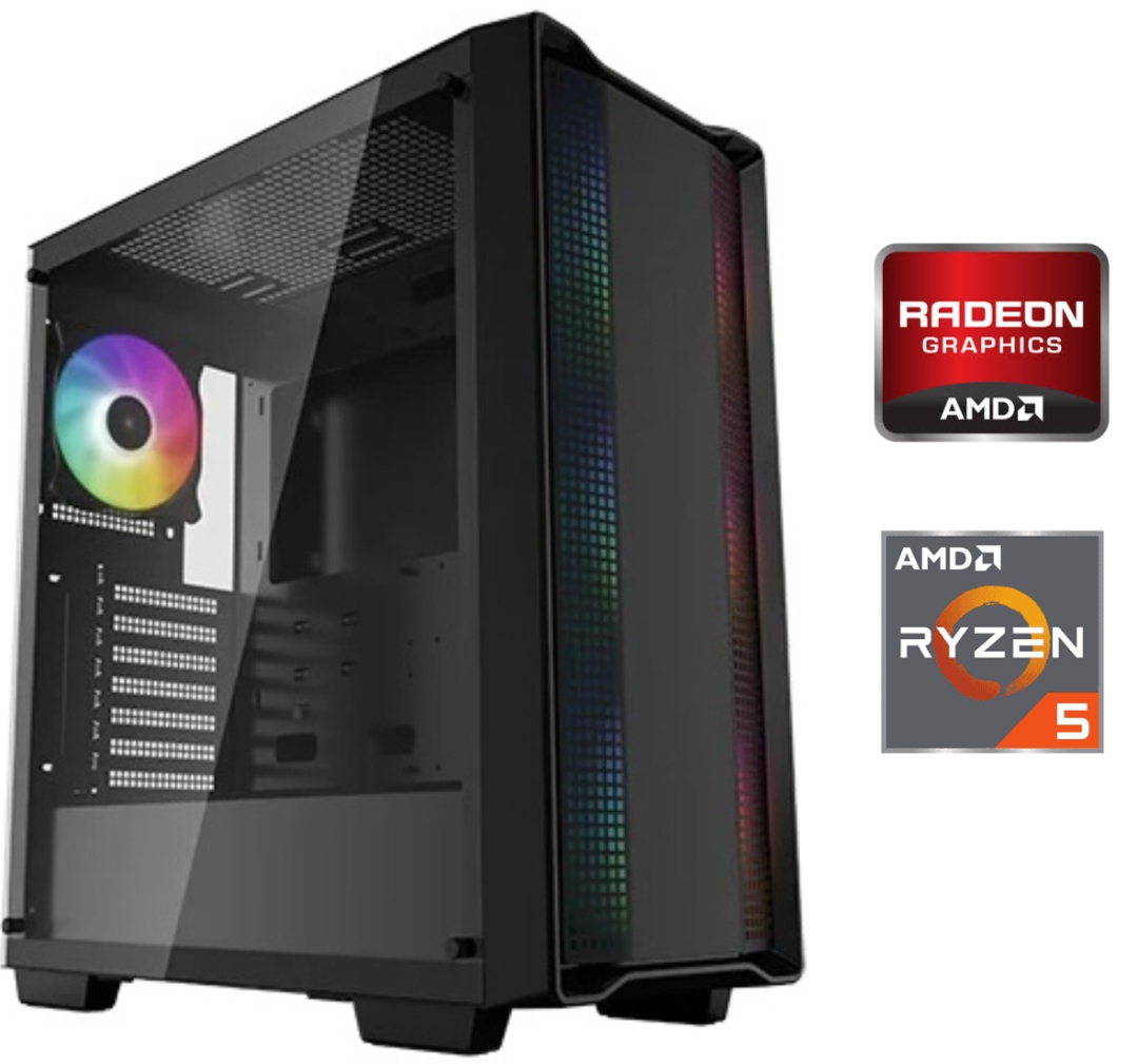 Equipo Gamer Ryzen 5 4500, 16GB, 480GB, RX 580 8GB