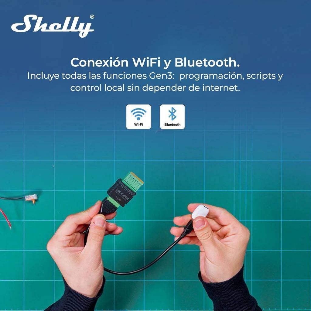 Sensor Smart Shelly de temperatura y humedad Bluetooth