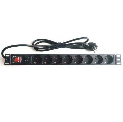 Unidad de distribucion de poder Hikvision 8 puertos