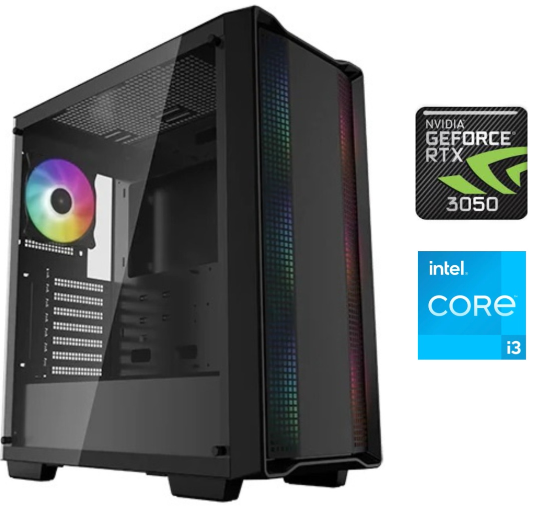 Equipo Gamer Core i3 14100F, 16GB, 1TB, RTX 3050 6GB