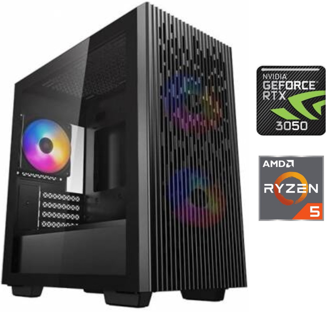 Equipo Gamer Ryzen 5 5500, 16GB, 500GB, RTX 3050 6GB