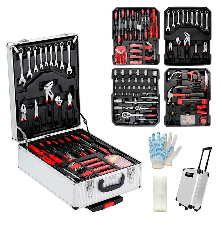 Caja de herramientas con 499 piezas