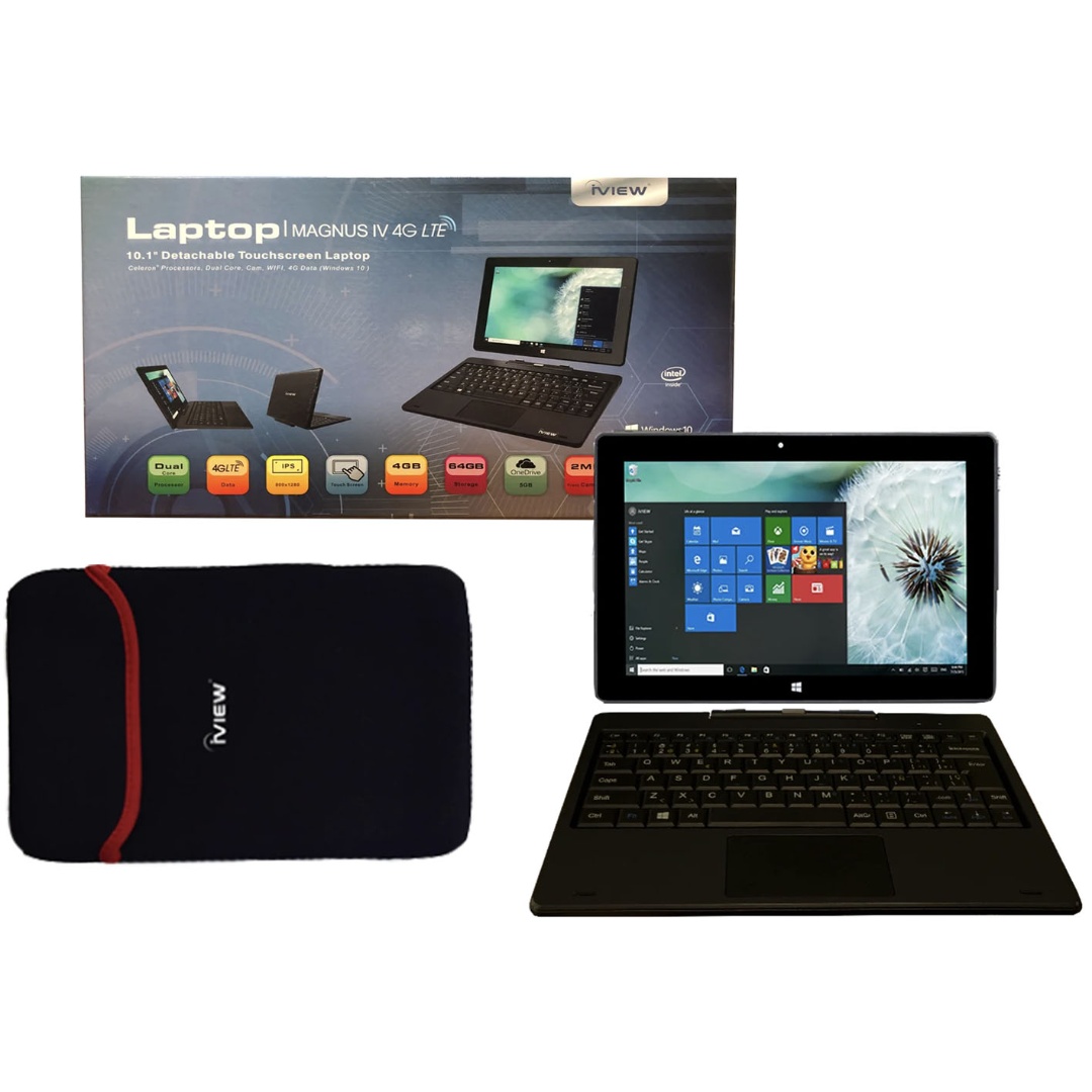 Notebook Convertible iView 4G Dualcore 2.4Ghz 4+64GB 10