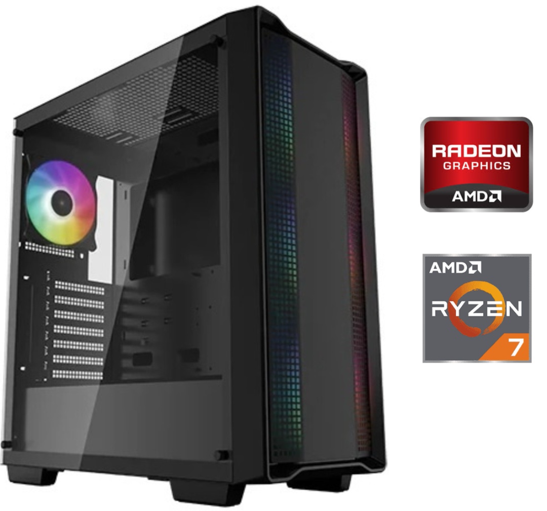 Equipo Gamer Ryzen 7 5700G, 16GB, 1TB, Gráficos Radeon