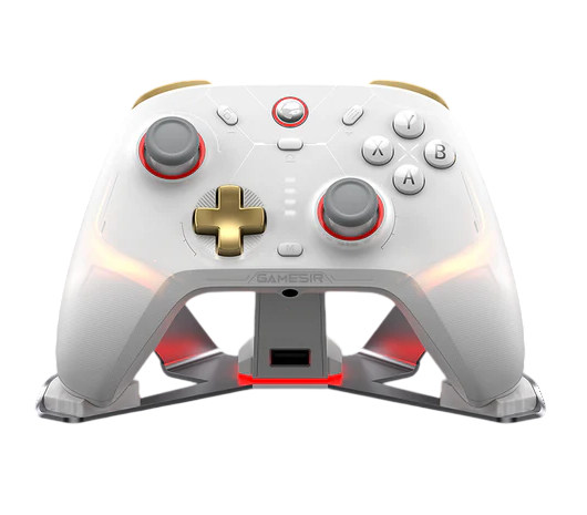 Joystick GameSir Cyclone 2 blanco con base