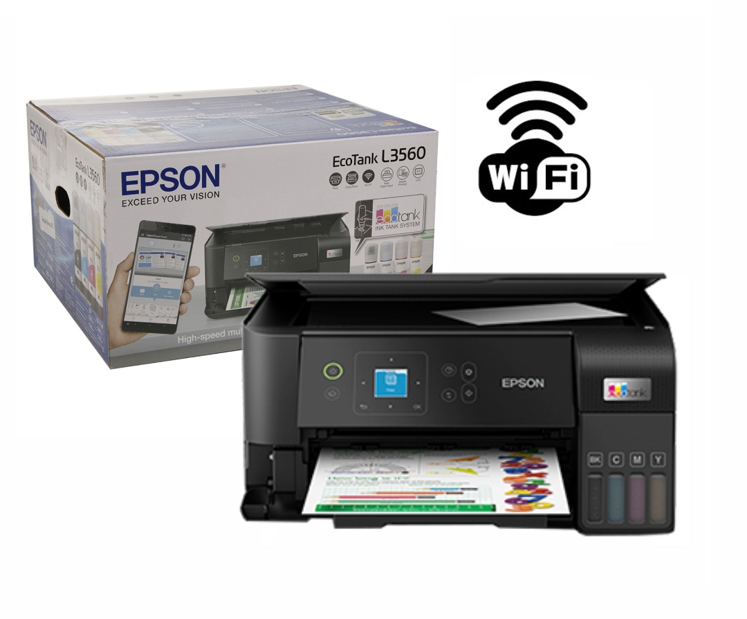 Impresora Epson Multifuncion Wi-fi EcoTank L3560 