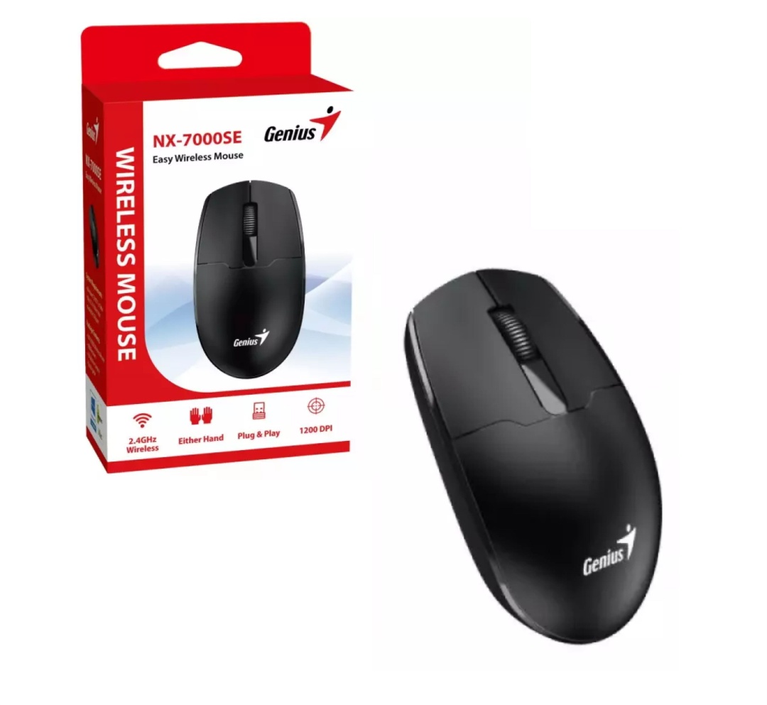 Mouse Genius NX-7000SE inalámbrico negro
