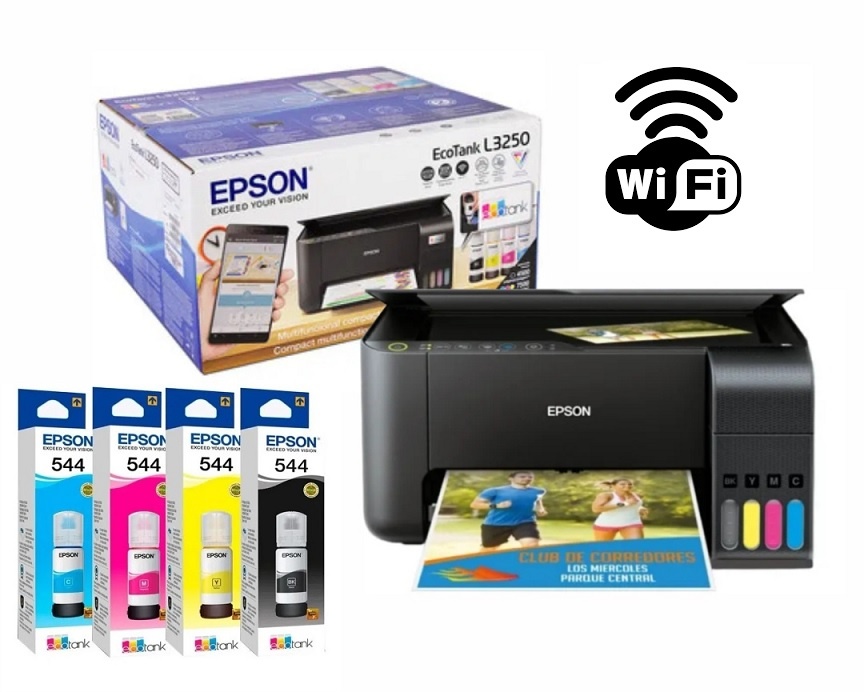 Impresora Epson L3250 + Botellas de recarga extra