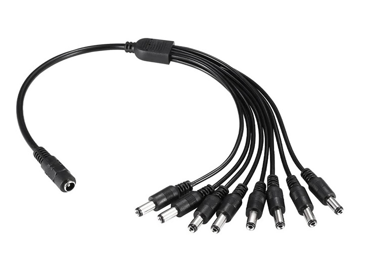 Cable splitter de poder NRG+ 1 a 8 ideal CCTV