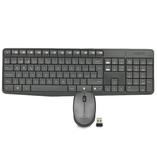 Combo Logitech MK235 teclado y mouse inalámbricos