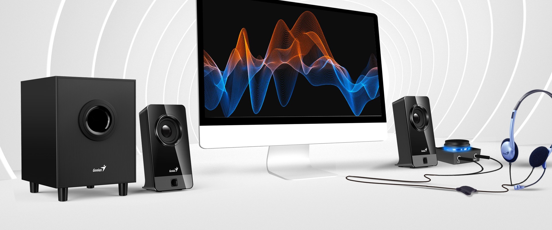 Parlante Genius SW-2.1 300X negro