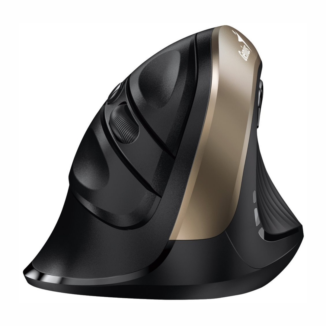 Mouse Genius Ergo inalámbrico dorado