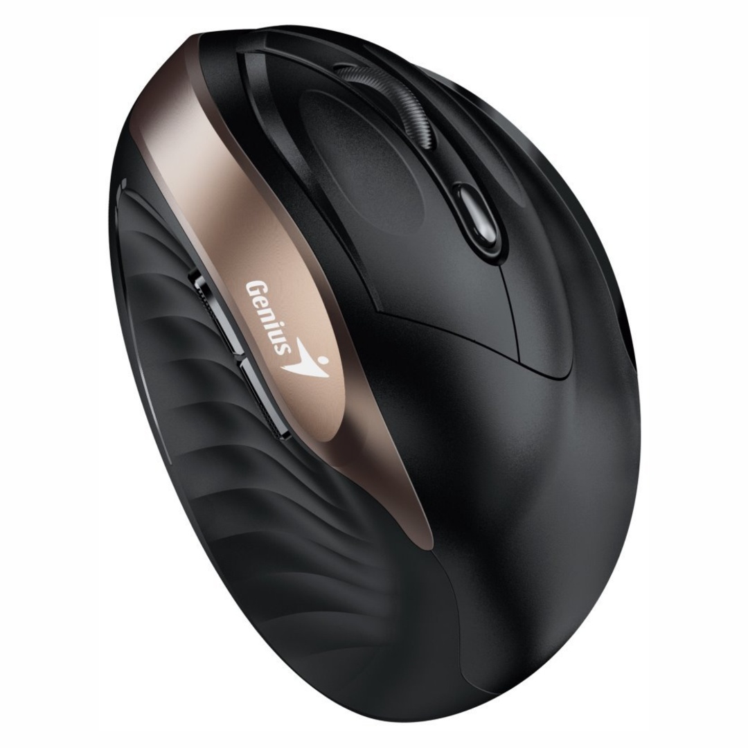 Mouse Genius Ergo inalámbrico dorado