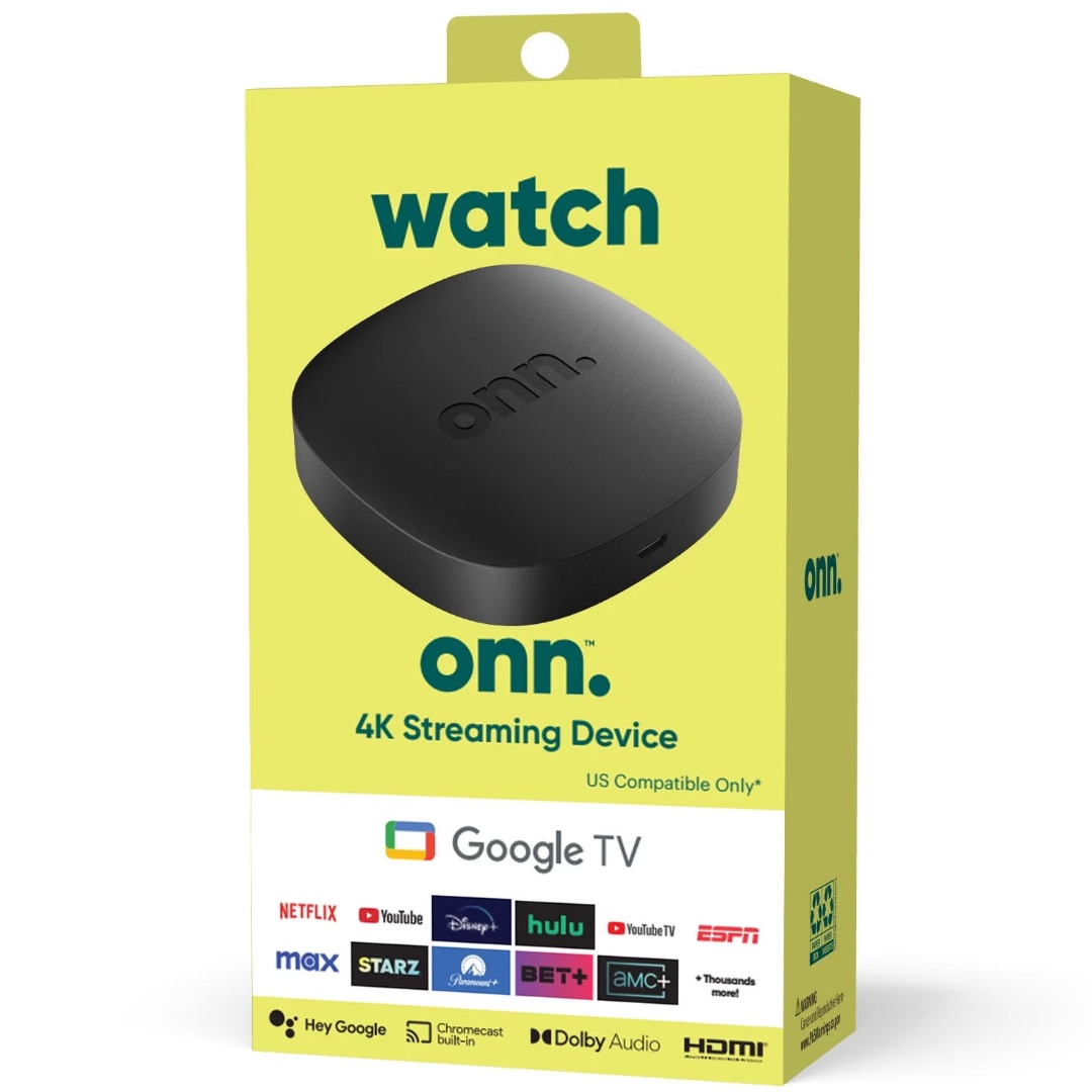 Onn Google TV 4K Streaming Box