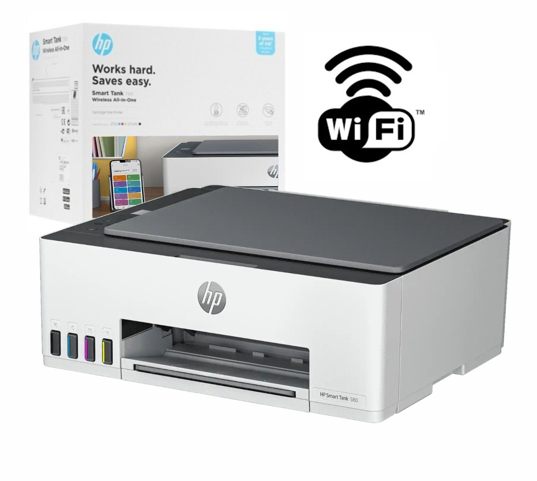 Impresora HP Smart Tank 580 multifuncion smart WiFi