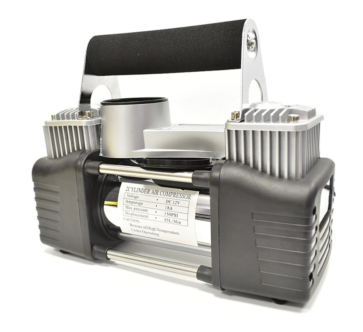 Compresor de aire 12v 2 cilindros 150 PSI