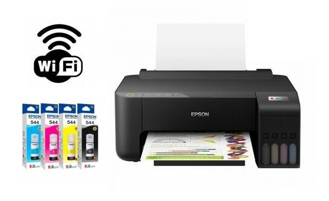 Impresora Epson Ecotank L1250 + Botellas de recarga extra