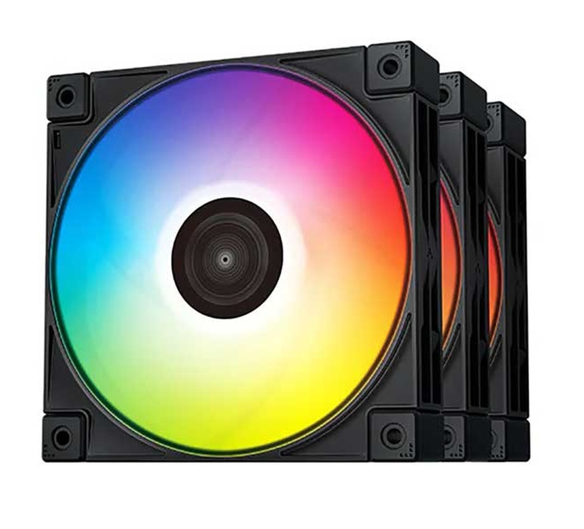 Fan Cooler Deepcool FC120 ARGB Negro 3 en 1