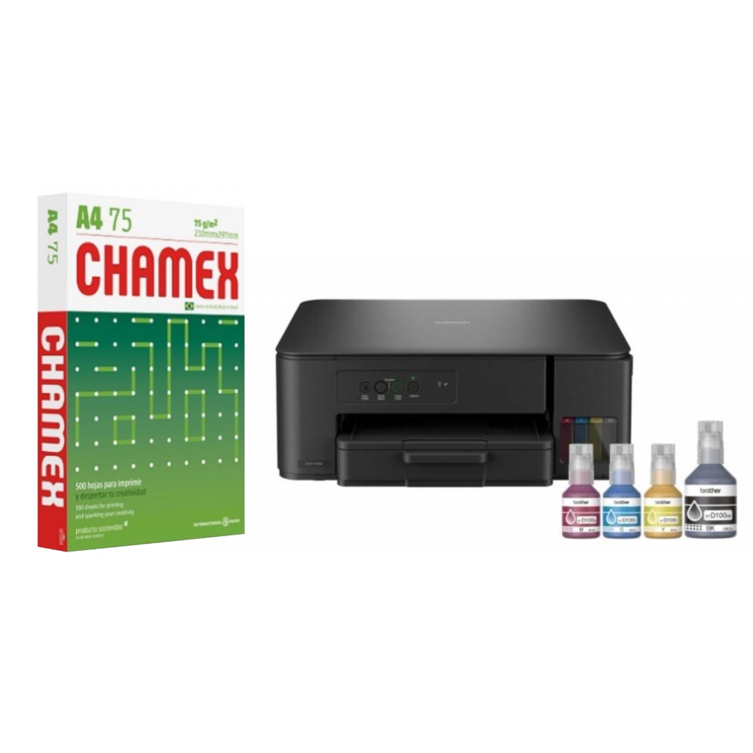 Impresora Brother Multifunción DCP-T230 + resma A4 