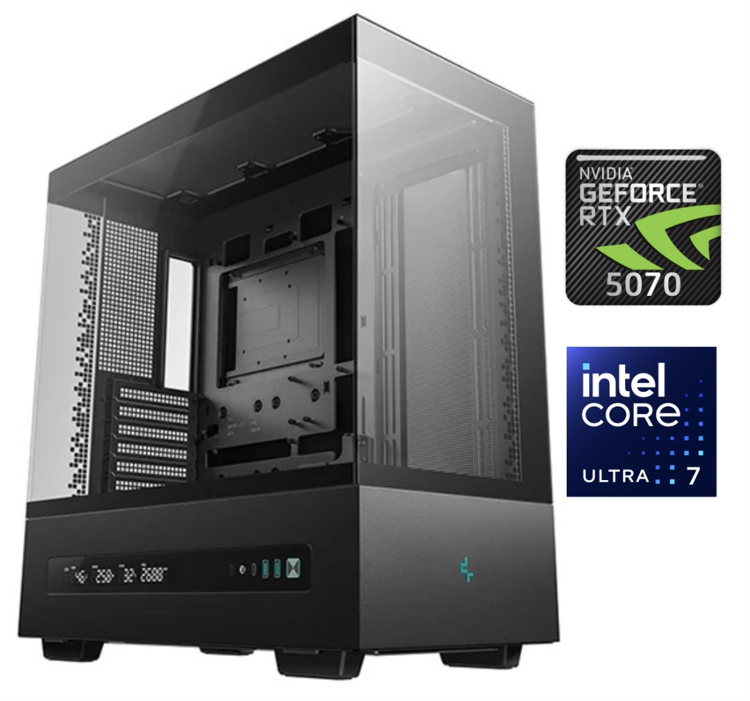 Equipo Gamer Core Ultra 7 265KF, 32GB, 1TB, RTX 5070 12GB