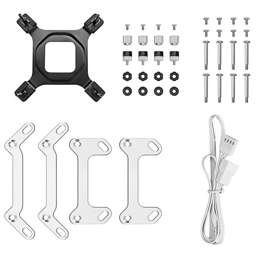 Cooler Liquido DeepCool Mystique 240 blanco