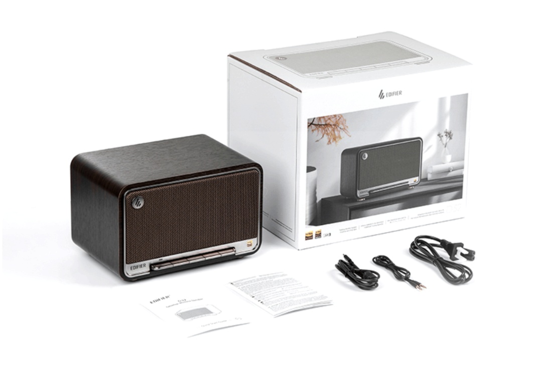 Parlante Portátil Edffier D32 Retro Madera bluetooth