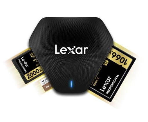 Lector Lexar Multi-Card 3 en 1 SD/microSD USB 3.1 RW500