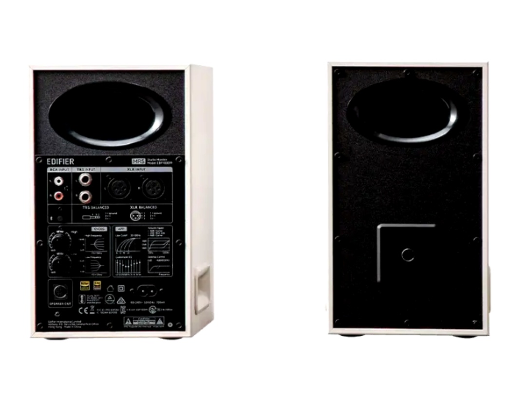 Parlantes amplificadores Edifier MR5 de estudio blancos bluetooth