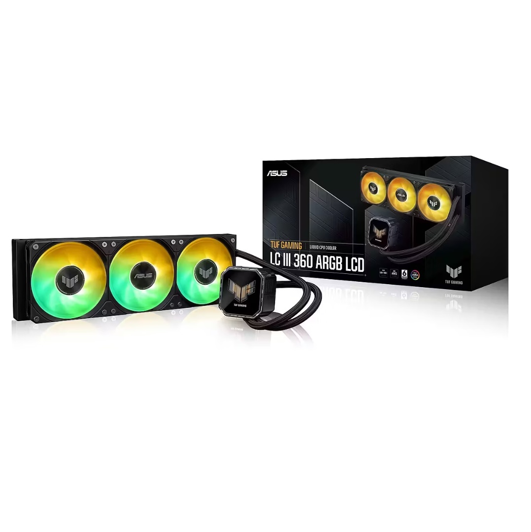 Cooler Liquido Asus TUF Gaming LC III 360 ARGB LCD negro