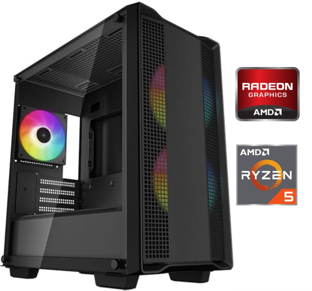 Equipo Gamer Ryzen 5 4500, 16GB, 480GB, RX 580 8GB