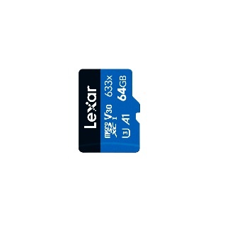 Memoria microSDXC Lexar 64GB 633x UHS-I Blue Series