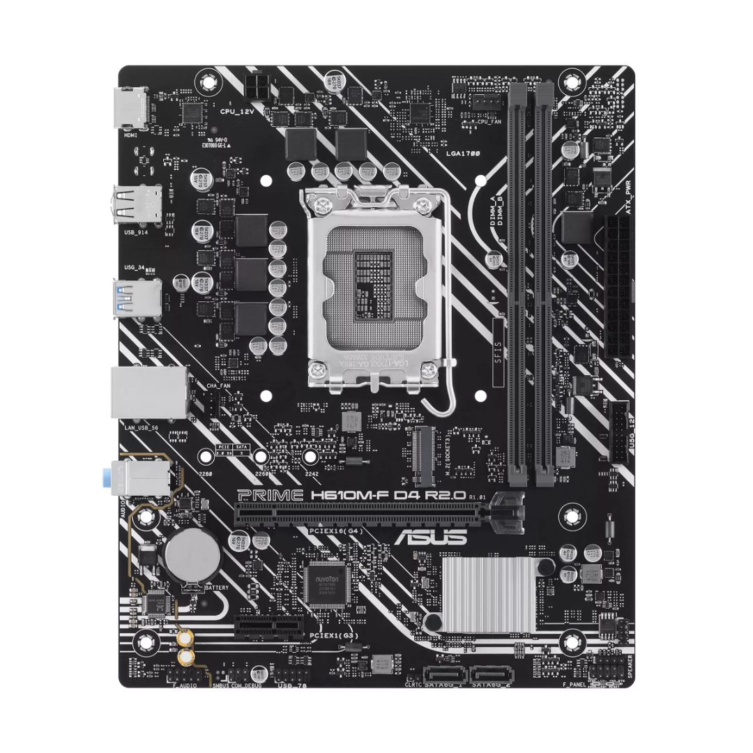 Mother Asus Prime H610M-F D4 LGA 1700