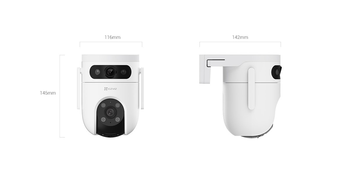 Camara Wifi Ezviz H9c Dual (3+3MP) 2K