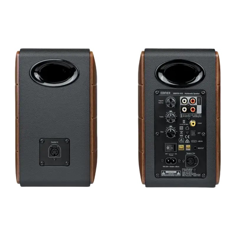 Parlantes Edifier 2.0 S880 MKII Bluetooth nogal
